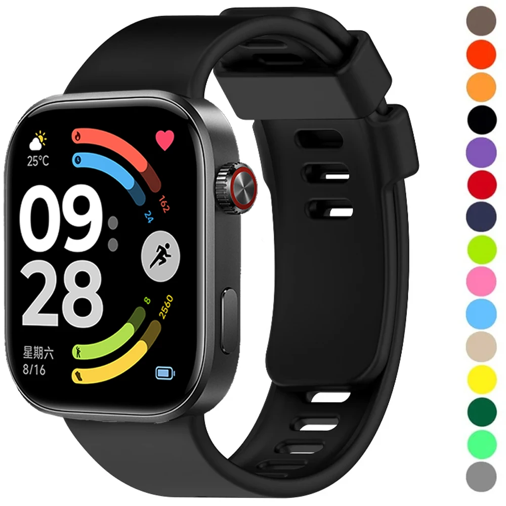 Silikonarmband für Redmi Watch 6 5 4 Ersatz-Armband Zubehör Gurt für Xiaomi Mi Band 8 Pro/9 Pro Armband