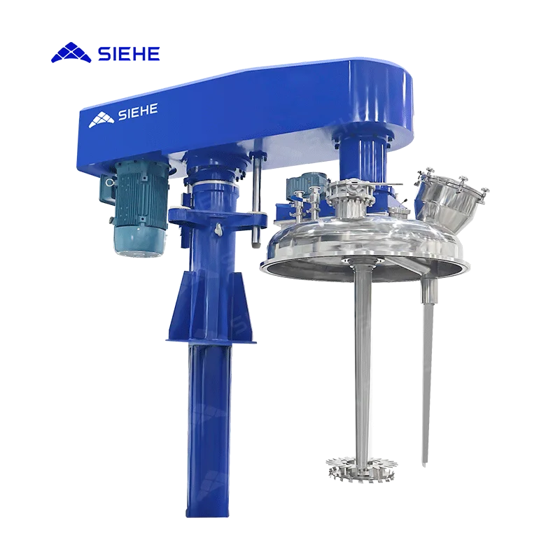 5000L Production Use Scraper Disperser Mixer Paint Mixing Machine Dual Shaft High Speed Disperser