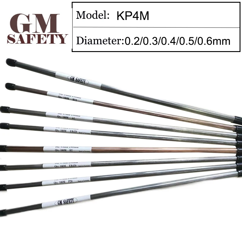 

GM SAFETY Laser Welding Wire KP4M of Molding Repair Filler 0.2/0.3/0.4/0.5/0.6m 200pcs in 1 Tube