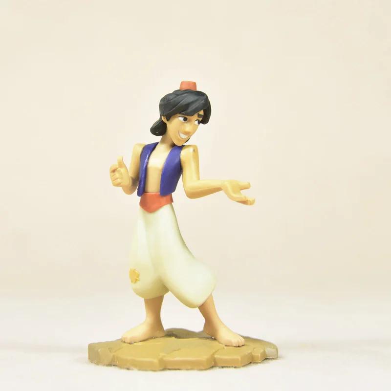 Kawaii Disney Aladin And The Magic Lamp Jasmine Action Figures Toys Anime Aladin Jasmine Cartoon Dolls Birthday Gift For Kids