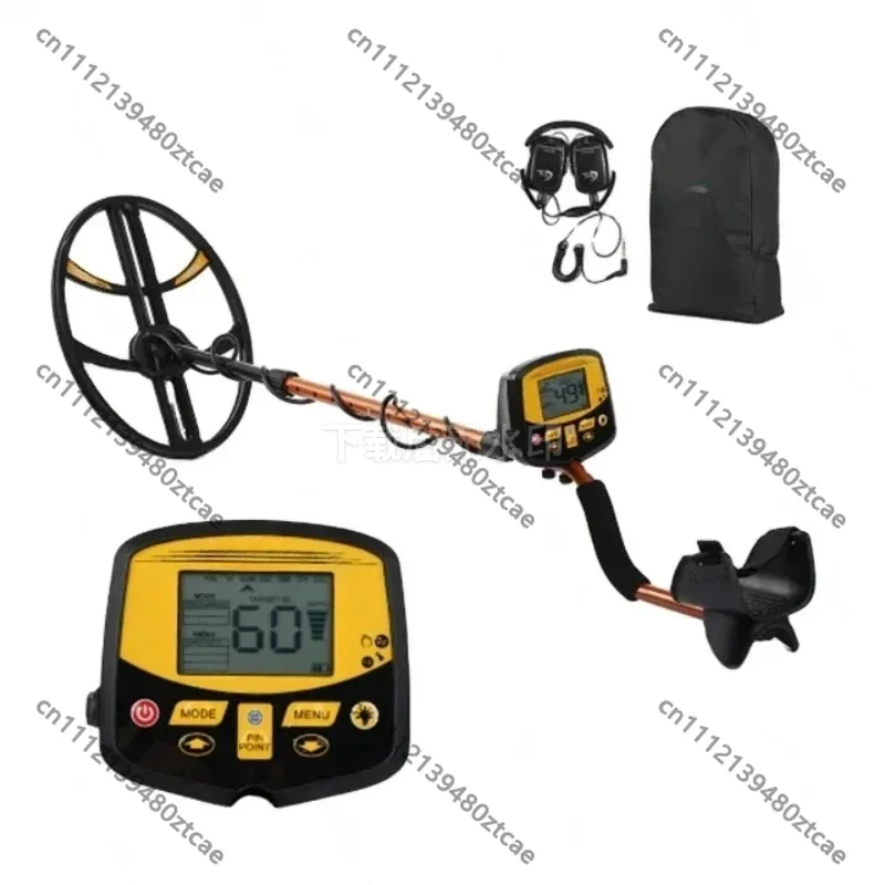 High Accuracy Handheld Metal Detector,Underground Gold Silver Treasure Finder with LCD Display,Portable Waterproof Metal Scanner
