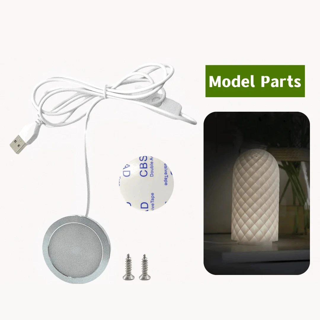 Led Lamp Kit 001 Parts Diy Model Without Lamp Shell Bambu Lab Hardware Adjustable Led Kit 001 3d Printing Parts