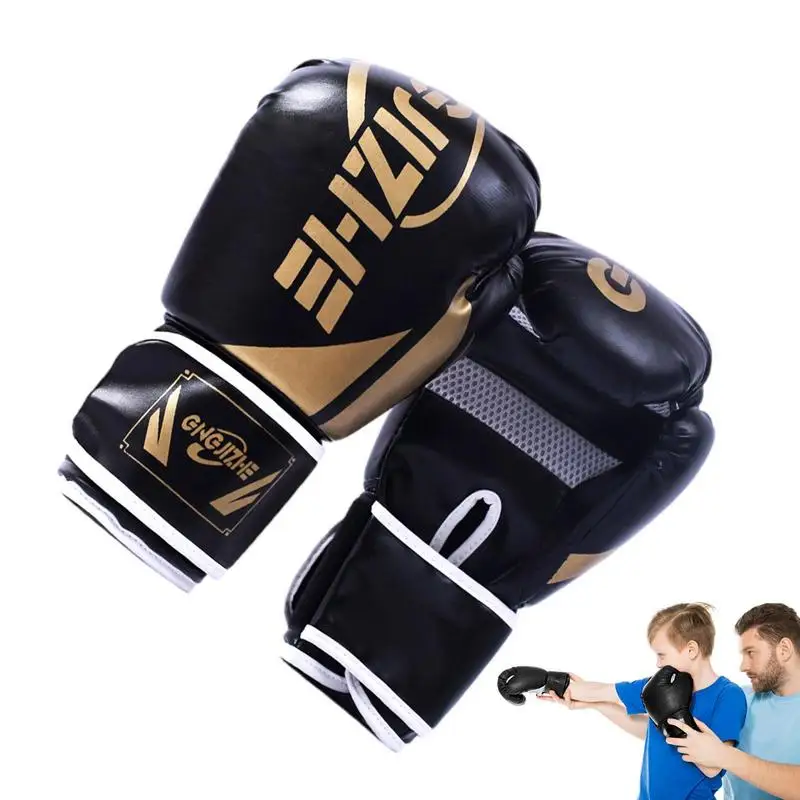 Kids Boxing Gloves PU Sparring Punching Gloves MMA Gloves For Martial Arts Boxing Training Punch Bag Taekwondo Karate Gloves 6/8