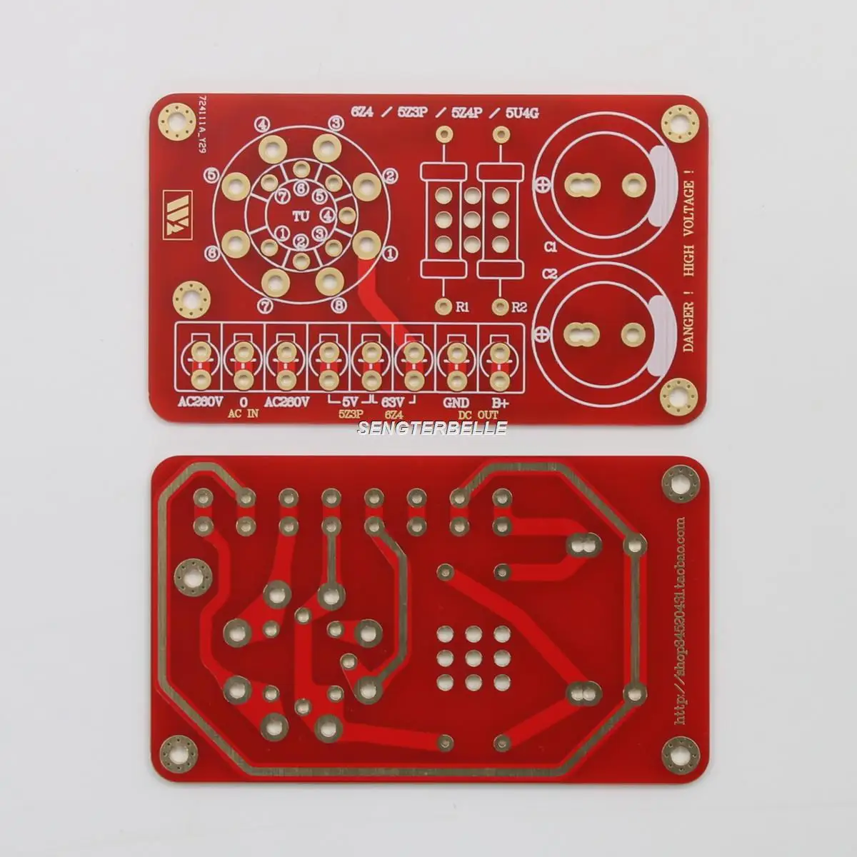 HiFi Tube Preamplifier /Phono Rectifier Power Supply Board Kit For 6Z4 / 5Z3P / 5Z4P / 5AR4 Tube - Image 2