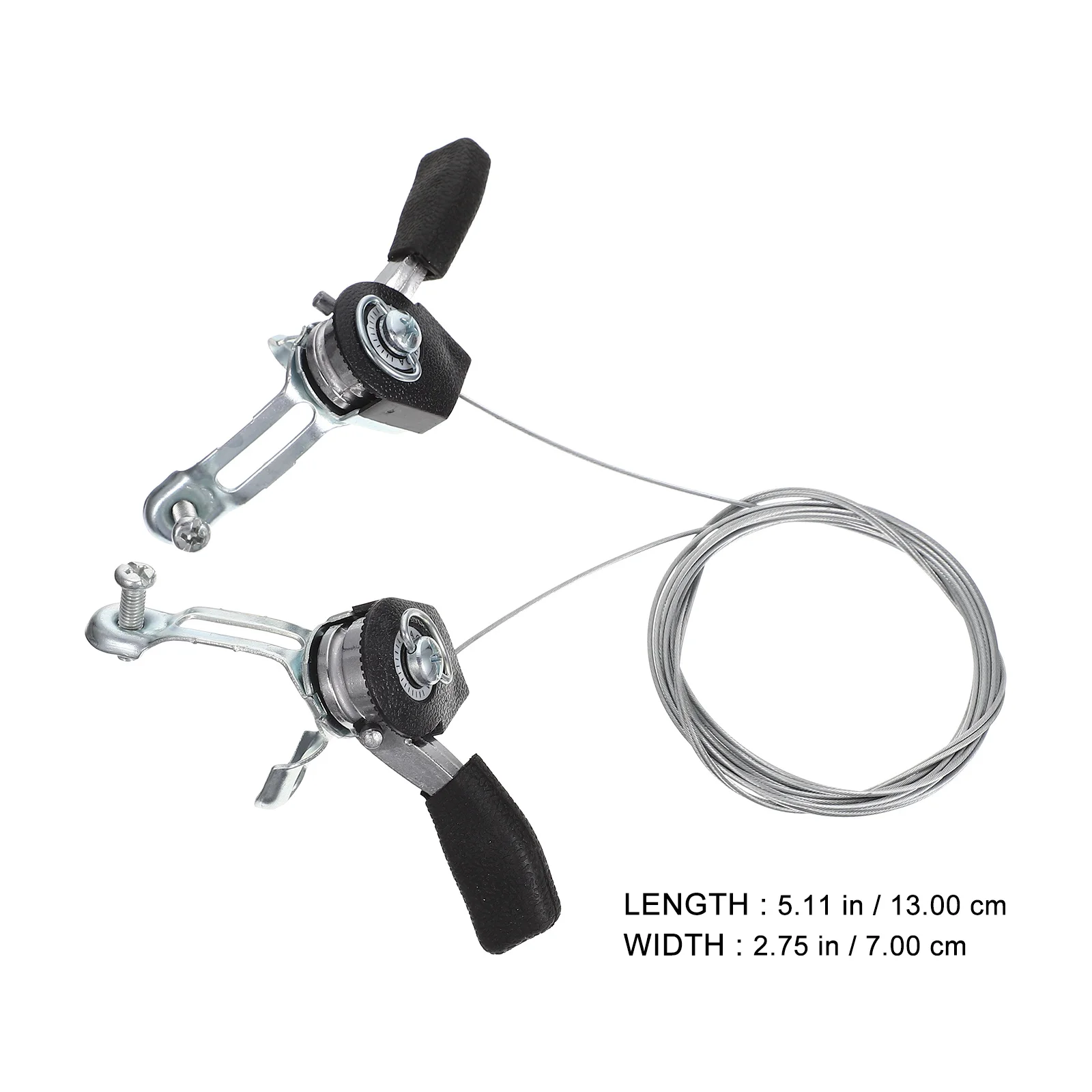 2pcs Split Aluminum Thumb Shifter Durable Shift Levers For Mountain Bike Road Foldable Bicycle Replacement Bike Parts - Image 6