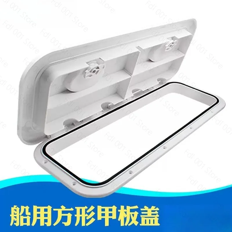 Deck maintenance hatch cover facilitates assembly of hatch inspection cover