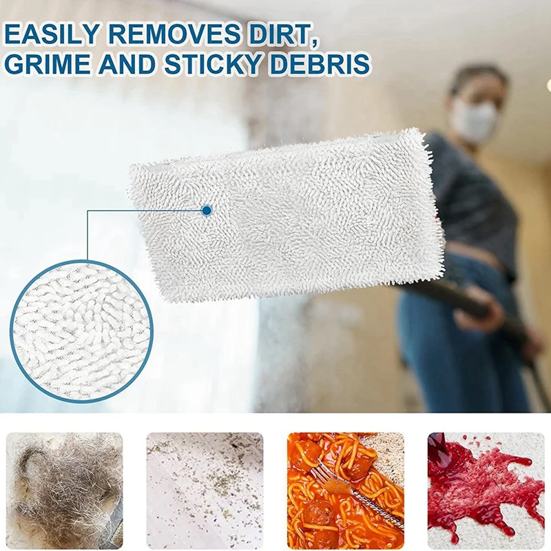 ผ้าเปลี่ยนสําหรับ Shark S3500 S3501 S3550 S3901 SE450 Steam Mop อุปกรณ์เสริม Mop ผ้าแผ่น