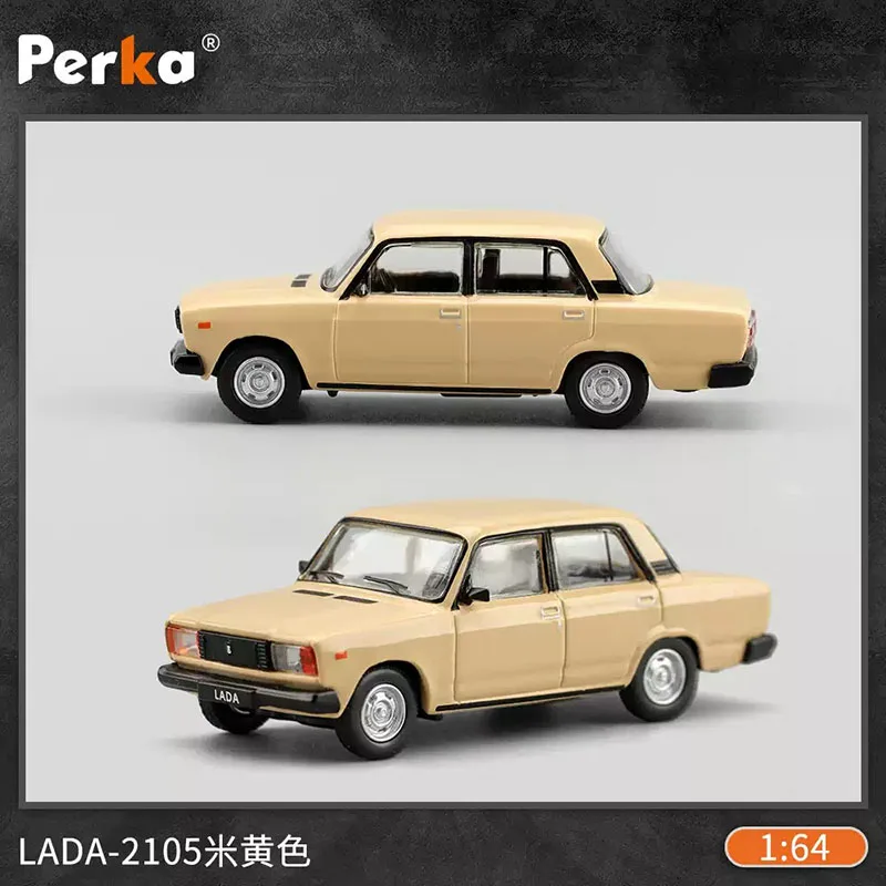 Perka Model Alloy 1:64 Scale LADA 2105 2101 Classic Sedan Car