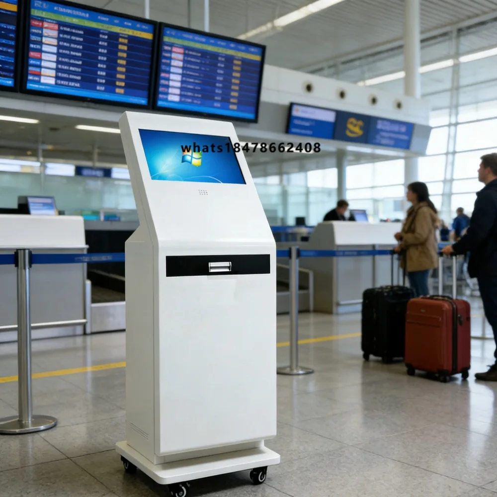 Wholesale Zhongshun Windows Touch Screen Metal Floor-standing Operating System Desktop Self-ordering Terminal Food Ordering