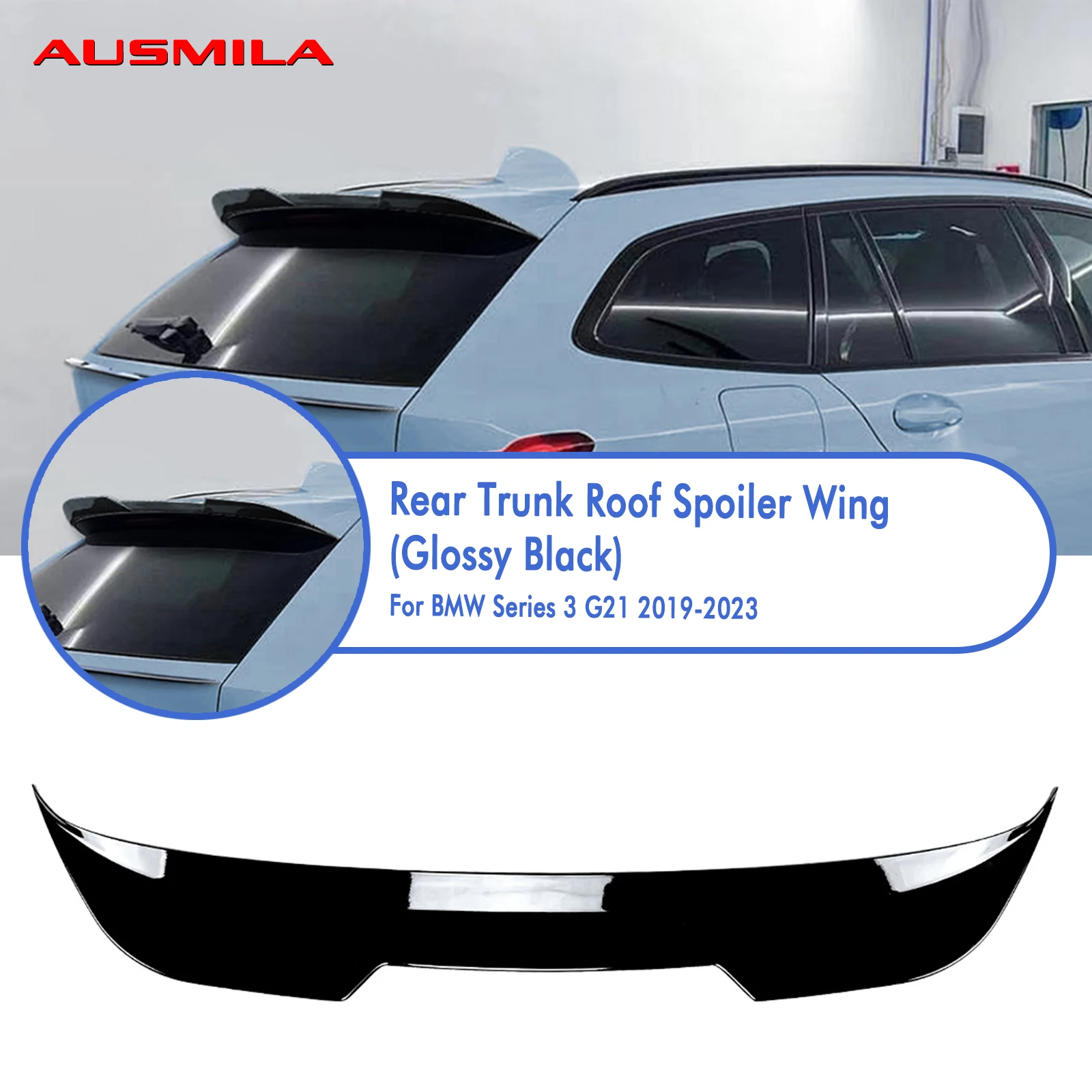 Rear Roof Spoiler Trunk Wing For BMW 3 Series G21 2019 2020 2021 2022 2023 2024 2025 2026