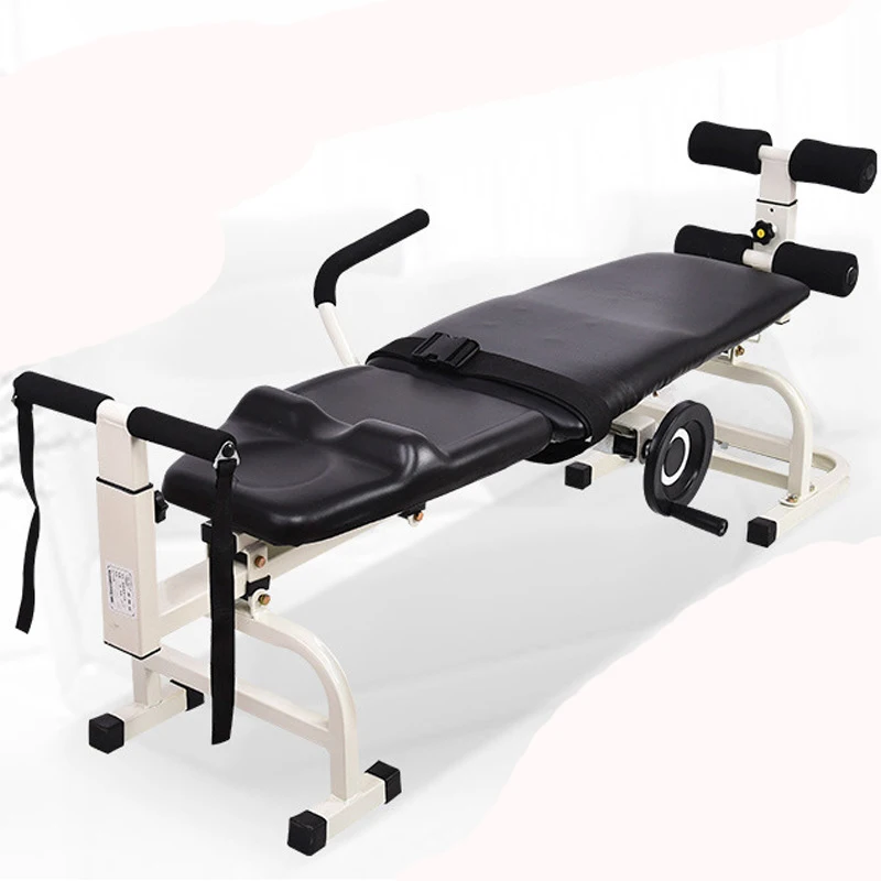 Traction Bed for Cervical Spondylosis Lumbar Pain Therapy Body Stretching Equipment Cure Low Back Lumbago