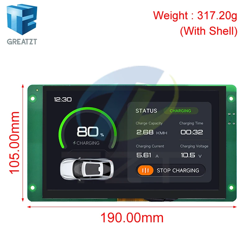 7.0 Inch 800x480 Capacitive Touch Screen LCD Display With RGB Interface ESP32-S3 Module With Built-in 16MB SPI Flash & 8MB PSRAM