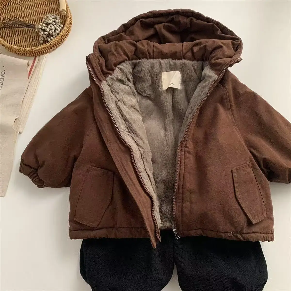 

Новые куртки для мальчиков, плотные детские пальто, верхняя одежда для маленьких детей, зима-осень 2025-213