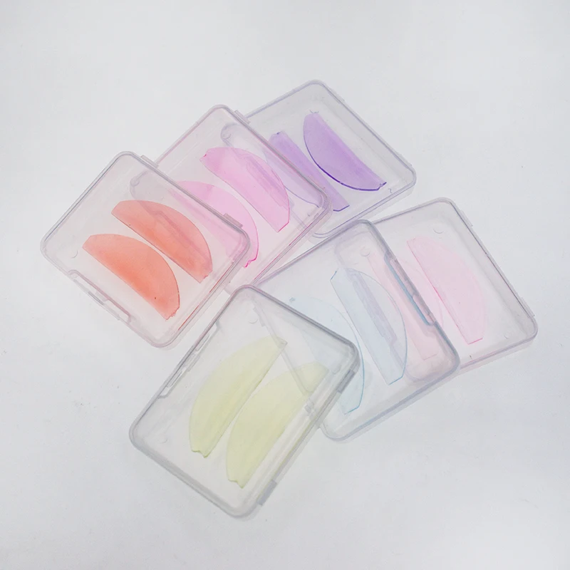 1pairs Ultra Thin Silicone Eyelash Perm Pads Lashes Rods Shield Lifting 3D Lash Curler Profession Applicator Makeup Tool 9 color - view 2