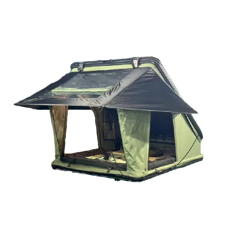 

Hot Selling XINYI XDZ-02 4X4 Classic Vehicle Hardshell Roof Top Tent Ox Fabric Quick Automatic Opening One Bedroom High Quality