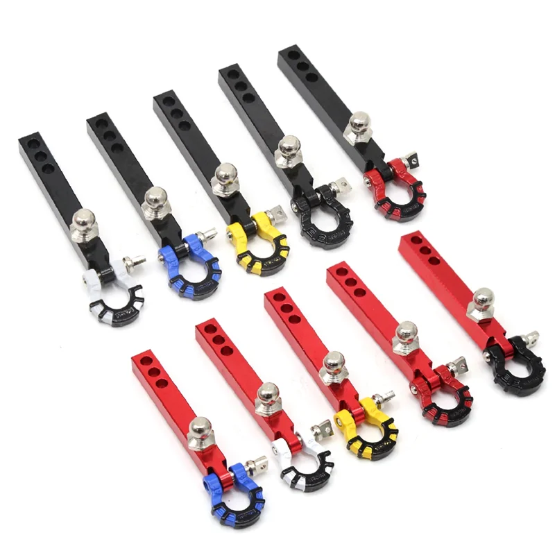 WOWFU-Metalen Trekhaak Voor 1/10 RC Crawler TRX4 TRX-6 Axiale SCX10 90046 Redcat Upgrade Onderdelen