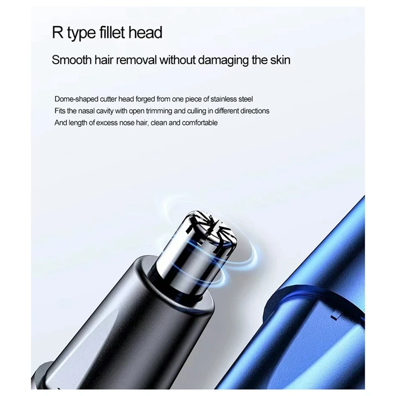 آلة تشذيب شعر الأنف الكهربائية للرجال والنساء ، قابلة لإعادة الشحن بمنفذ USB ، محمولة ، صغيرة ، سكين حلاقة ، سهلة التركيب ، منتج جديد
