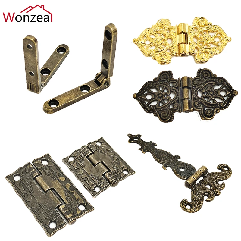 ボックスヒンジ-1269アンティーク調合金ヒンジ、プリントヒンジ、木箱ヒンジ、ギフトボックスヒンジ、ヒンジ