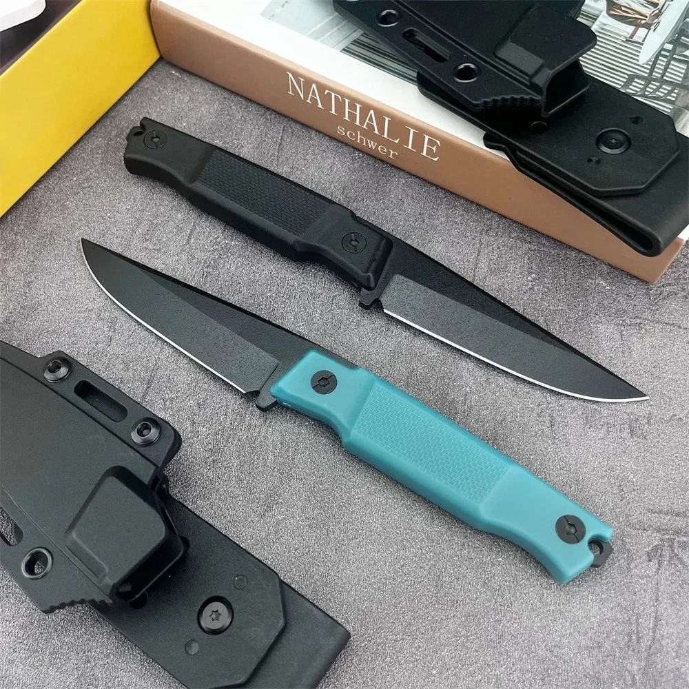 

Новый портативный многофункциональный нож из нержавеющей стали 5500 с прямым лезвием + чехол K, нож для выживания в дикой природе EDC