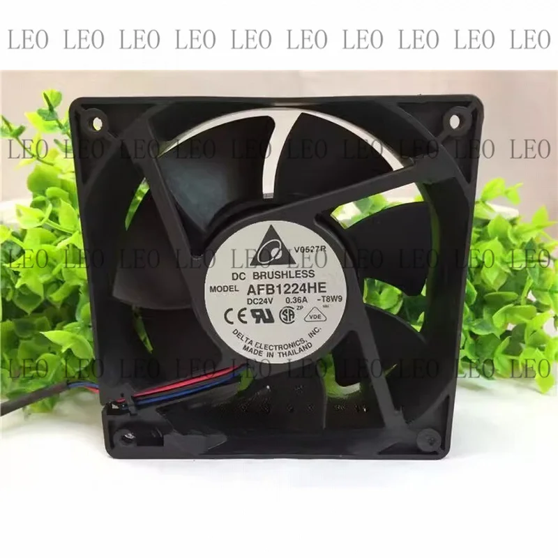 MY For Delta AFB1224HE DC24V 0.36A 120*120*38MM 3-Wire Inverter Cooling Fan
