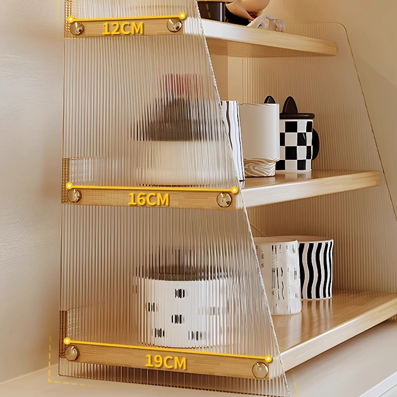 

High-end desktop cup holder, cup storage rack, coffee cup, water cup, dining table rack, tea set, tea cup storage cabinet