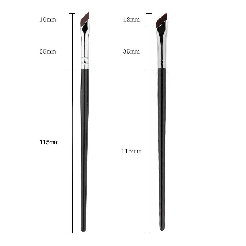 CNK  2/5Pc Upgrade Blade Eyeliner Brush Ultra Thin Fine Angle Flat Eyebrow Brush Under The Eyes Place Precise Detail Brush tools