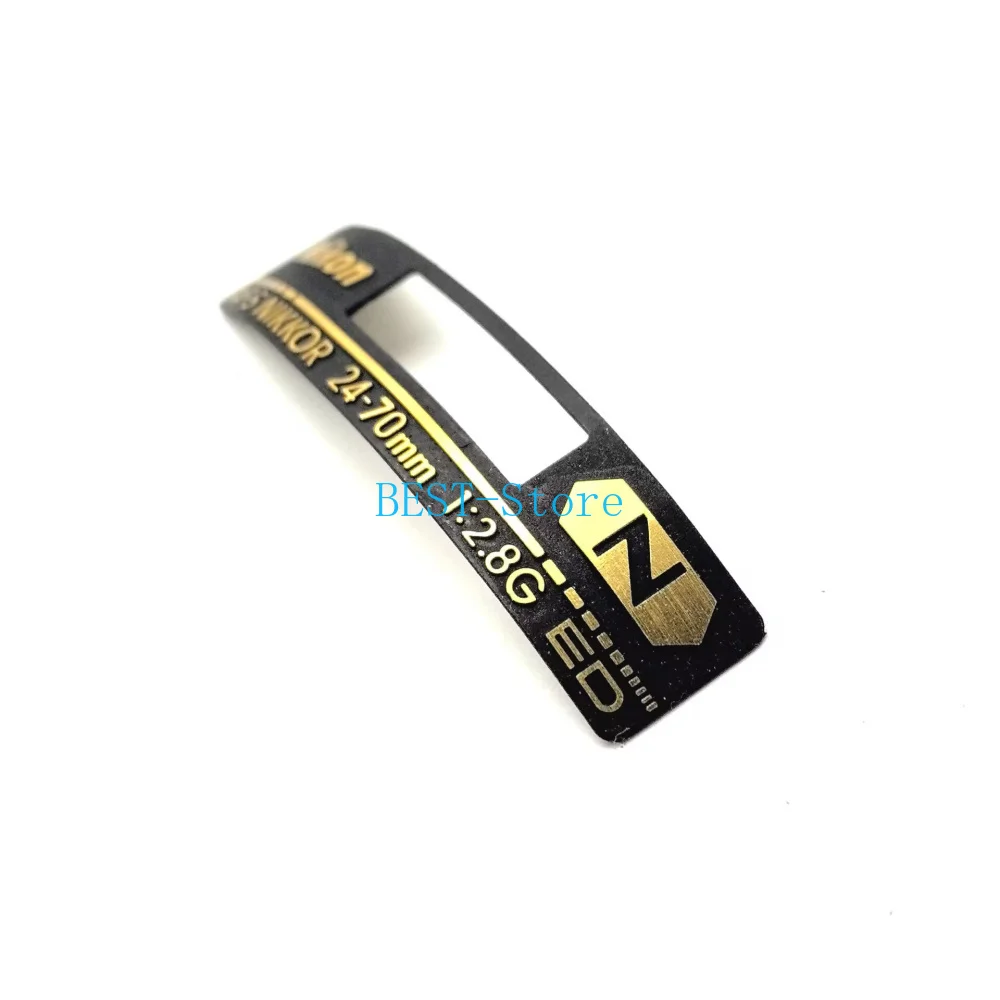 Novo para nikon AF-S nikkor 24-70mm 24-70mm 1:2.8 f/2.8 g ed placa de identificação logotipo etiqueta da lente slr acessórios de reparo da câmera