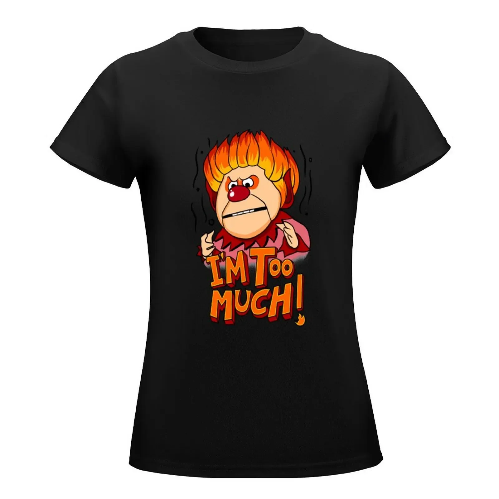 Heat Miser T-Shirt plus size tops graphics Women's summer blouses 2024