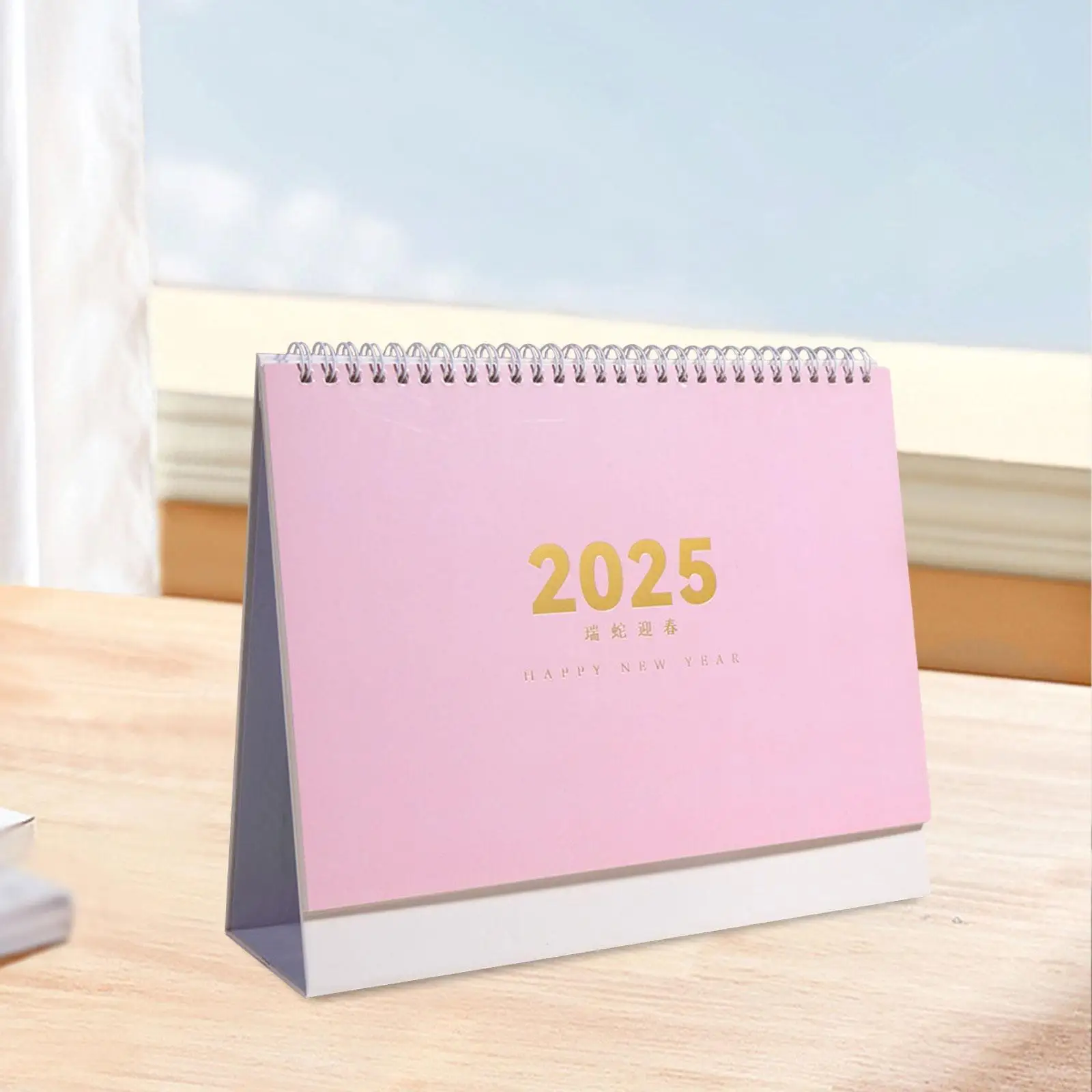 Calendário de mesa de 2025 anos 10x3,1x8,4 polegadas para presente de professores versátil