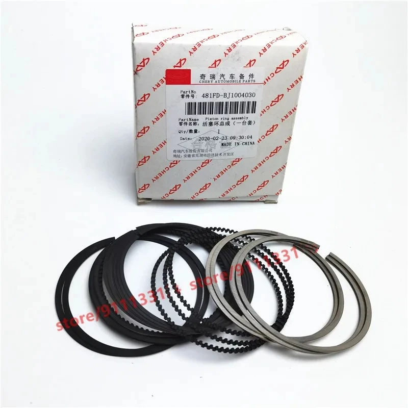 Engine Piston Ring For Chery A5 Fora Tiggo Eastar A3 M11 Skin V5 E5 481 Engine 1.6L/1.8L 481FD-BJ1004030