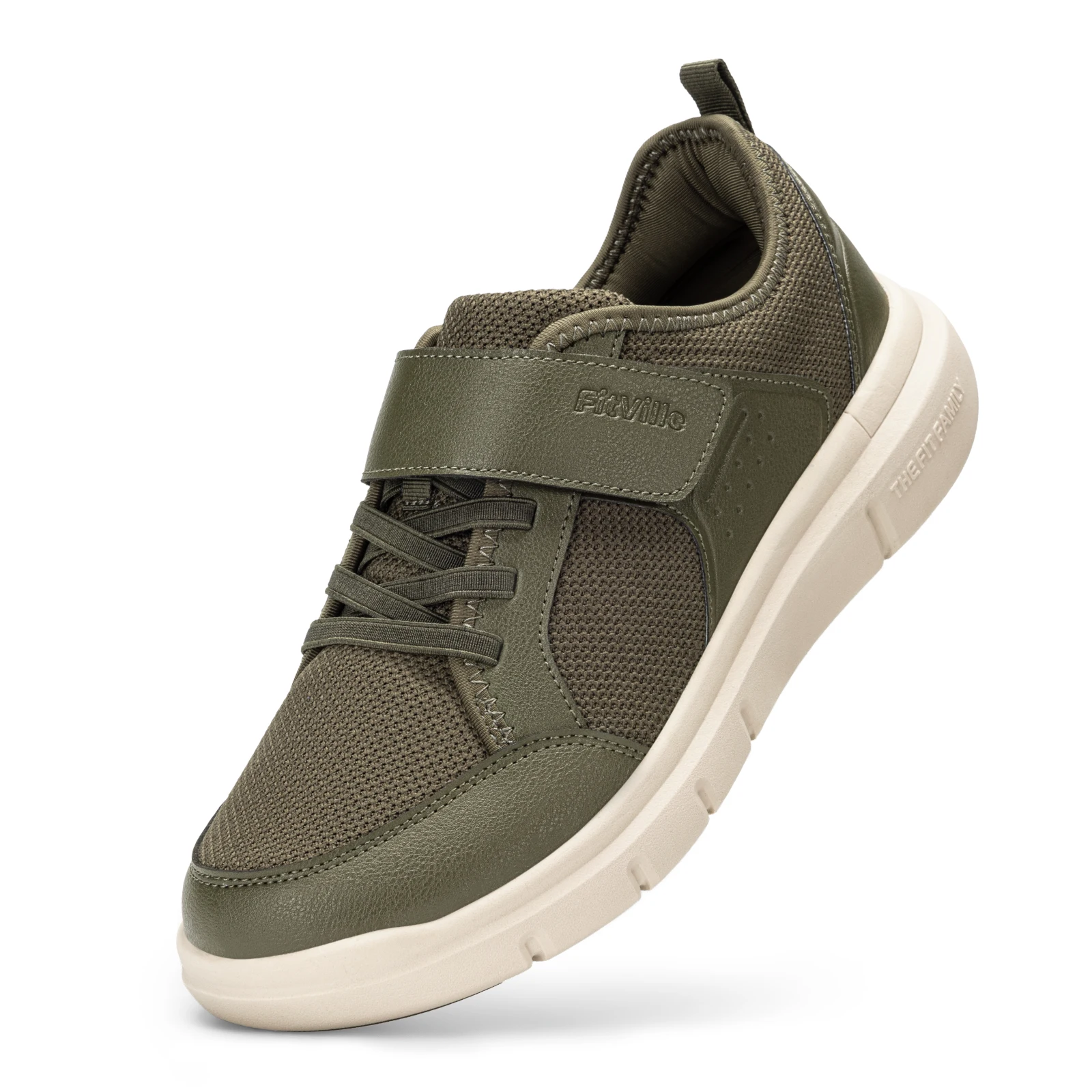 

Мужские широкие туфли Fittington для диабетиков, нескользящие, удобные для ходьбы, повседневная обувь для отеков ног, для работы стоя в течение всего дня