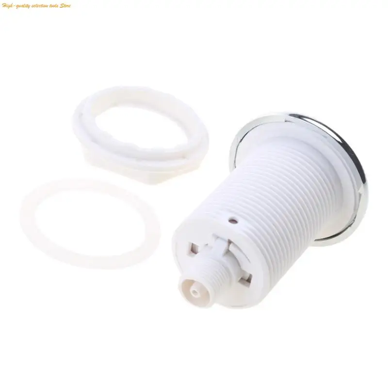 203F Air Switch Button For Waste Garbage Disposal Pneumatic Switch Silver