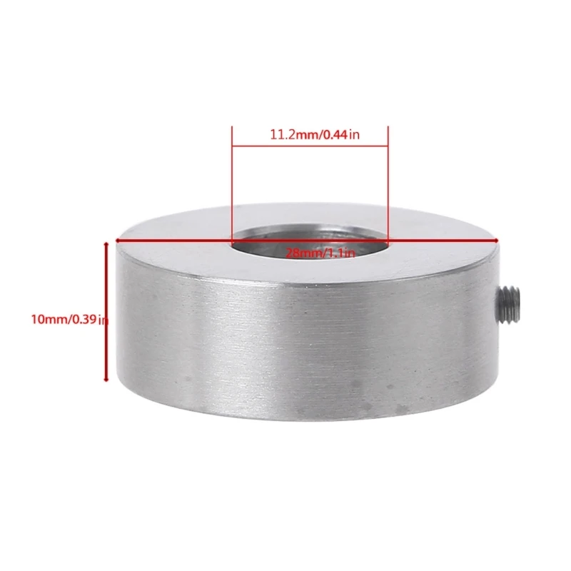لمشغل تسجيلات الأقراص الدوارة مثبت الوزن الفينيل مشبك فضي ملحقات مشغل معدني من الفولاذ المقاوم للصدأ