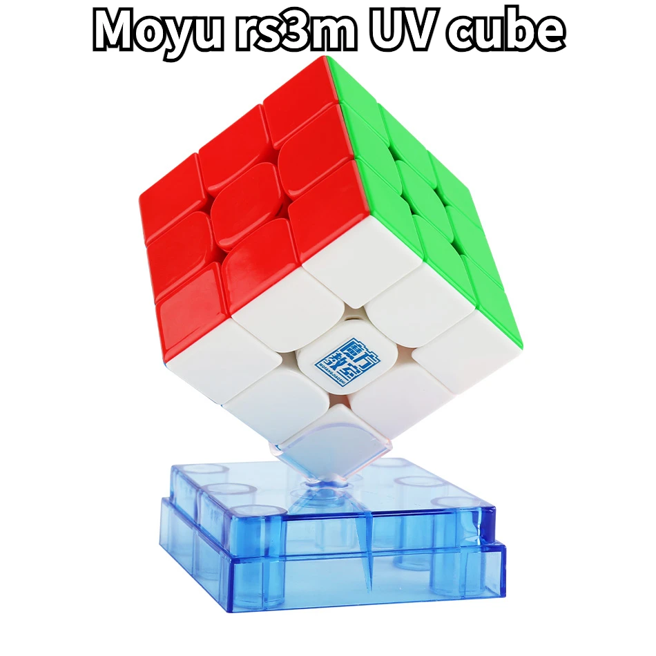 ！NEW！[Funcube] MoYu RS3M UV moyu rs3m 2020 UV 3x3x3 Magnetic Magic cube Professional cubo magic Speed cube 3x3 cube RS3M cube