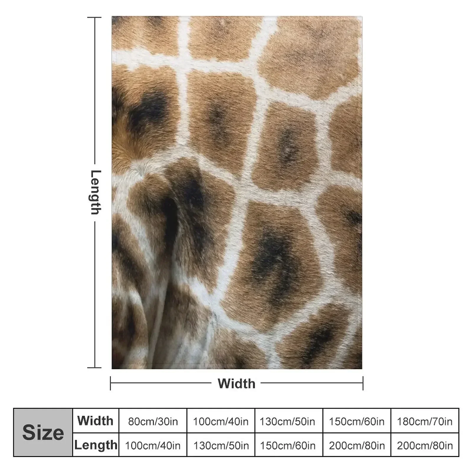 Giraffe Animal Pattern Print Throw Blanket Flannel Decoratives Bed covers christmas decoration Blankets
