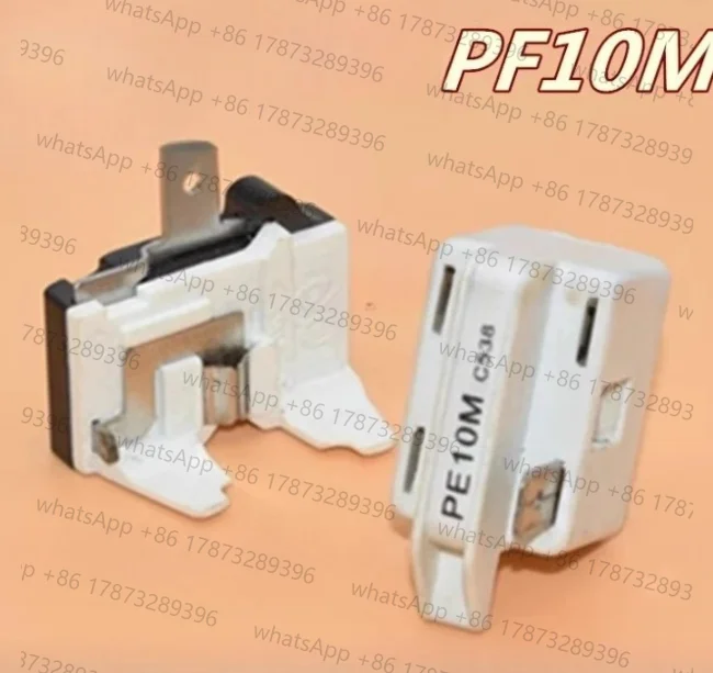 1pcs PF10M for  refrigerator compressor starter PTC single plug relay butterfly overload protector accessories