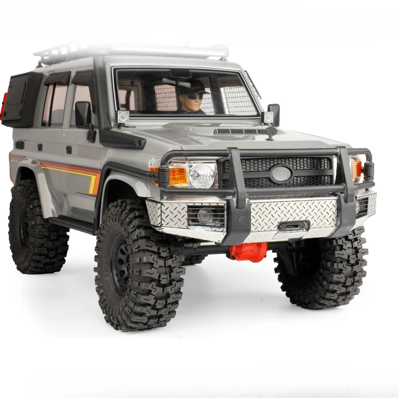 Symulowany metalowy zderzak przedni, płyta ochronna do modelu 1/10 RGT EX86020 Invader LC71, akcesoria