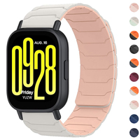 Magnetic Loop for Xiaomi Redmi Watch 5 Active/5 Lite Band Watch S4 Sport 22mm Silicone Bracele for Mi Watch 2/S3/S2/S1 Pro strap