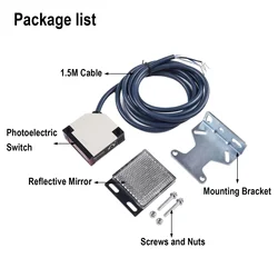 Efficient Specular Reflection Photoelectric AC90250V 3A E3JK R4M1 Sensor Switch Enhanced Resistance To Interference