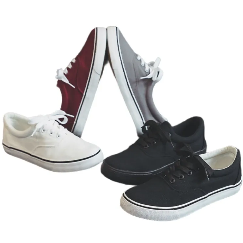 

2026, весенне-осенняя новая универсальная женская супер популярная обувь для доски, парусиновая обувь для девочек, модная повседневная обувь для пар