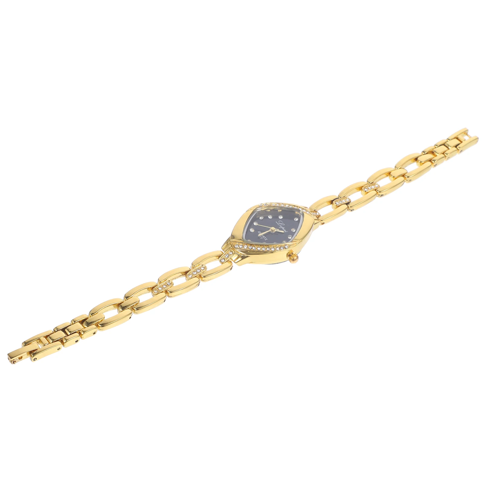 

Fashion Quartz Watch Women Elegant Diamond Bracelet Small Wrist Golden Bling P128 Christmas Valentine Gifts Watches