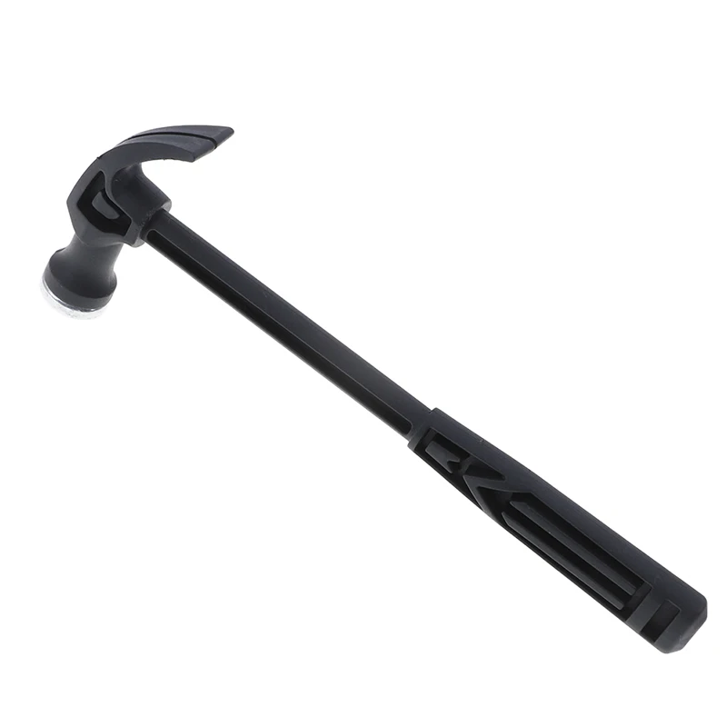 Household Black Multifunctional Plastic Handle Mini Claw Hammer Woodworking Metalworking Nail Puncher Metal Hammer Tool