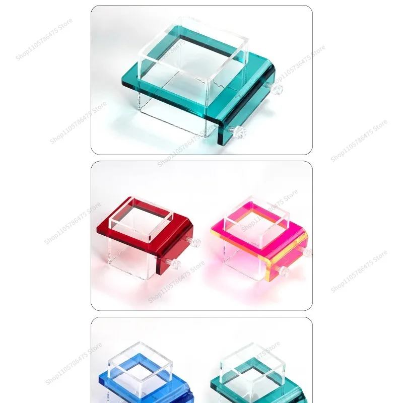 For Fluorescent Feeding Ring Seawater Acrylic Fixed-point Feeding Esophagus Anti-drift Floating Feed Fish Tank Anti-drift Feeder