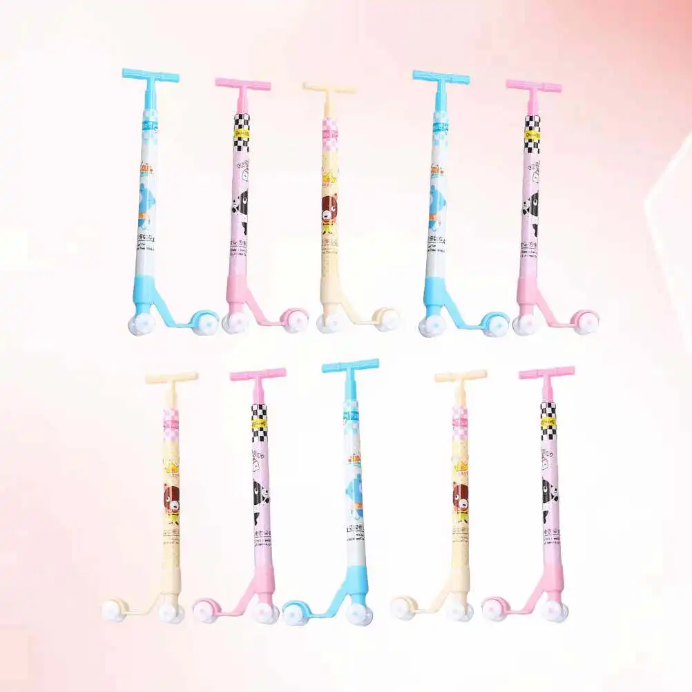 

10Pcs Bike Design Ballpoint Pens Creative Kawaii Cartoon Plastic Pen Set Perfect for Kids Students School Writing Stationery