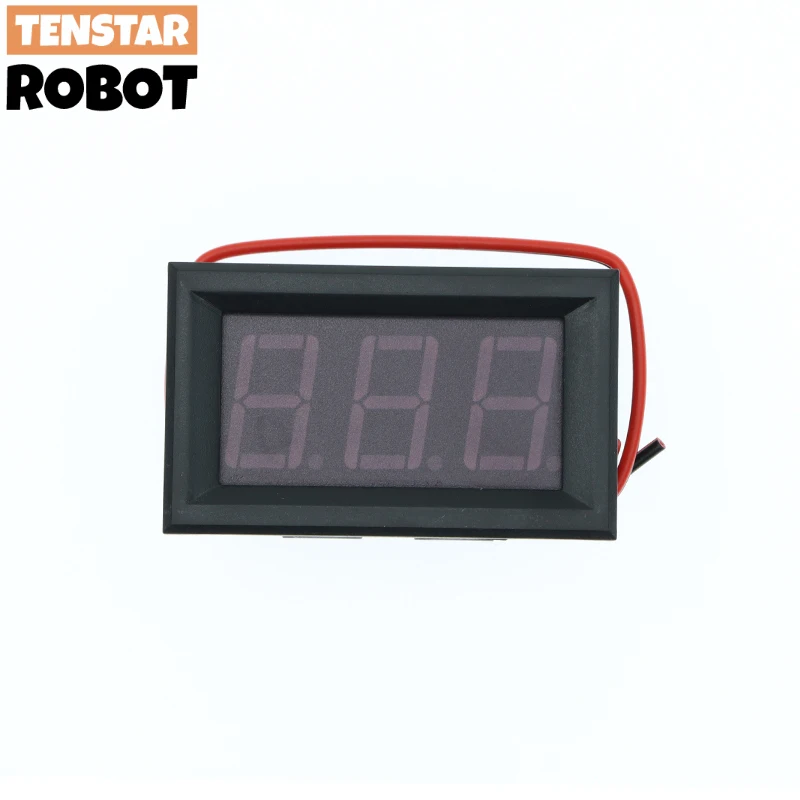 AC 70-500V 0.56" LED Digital Voltmeter Voltage Meter Volt Instrument Tool 2 Wires Red Green Blue Display 110V 220V DIY 0.56 Inch image 6