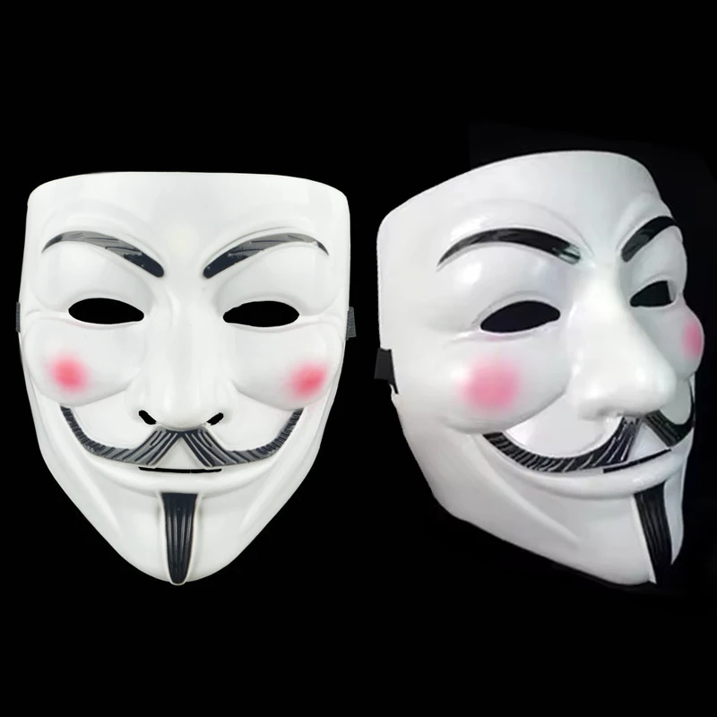حار الفيلم الخامس للثأر قناع تأثيري كامل الوجه فيلم موضوع الثأر قناع القراصنة هالوين كشر أقنعة الوجه البلاستيك الدعامة اللعب
