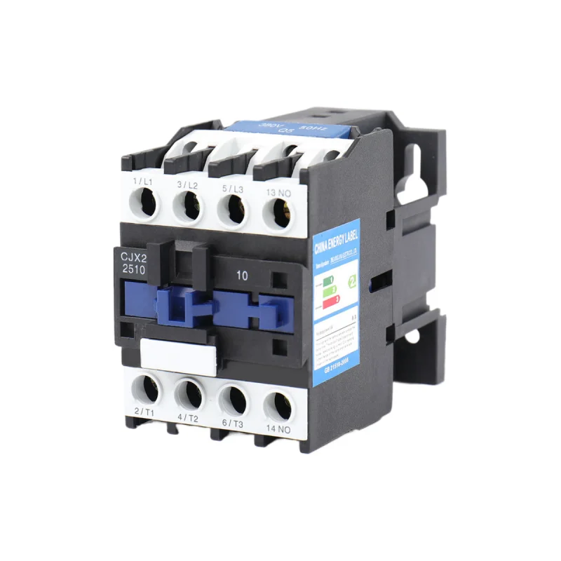 CJX2 AC Contactor 0910/1210/2510/3210 Standard Type 220V/380V Coil Voltage Industrial Grade CE RoHS For Motor Control