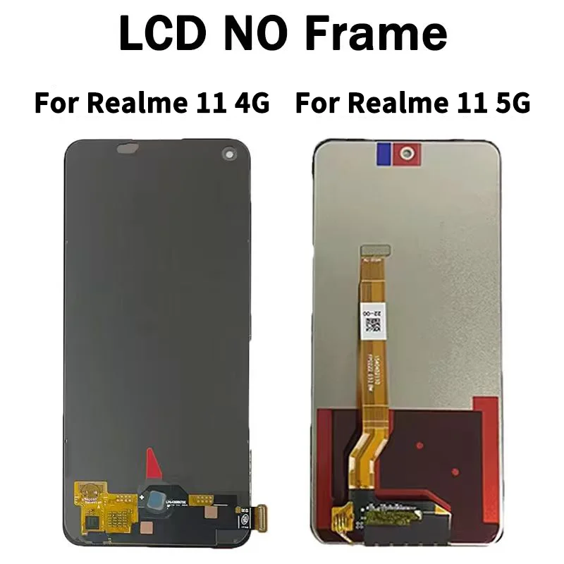 Wyświetlacz AMOLED do OPPO Realme 11 5G RMX3780, ekran dotykowy, digitizer, ramka wyświetlacza do Realme 11 4G RMX3636 — zdjęcie produktu 6