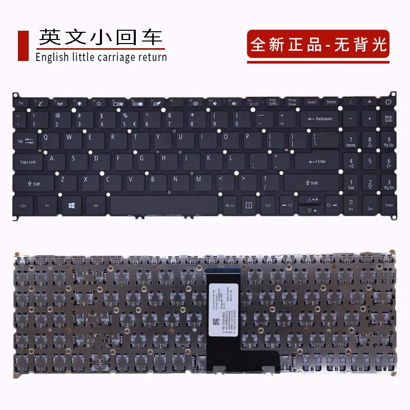 Suitable for Acer A515-52G-53-54 A615-51 SF315-54G N19P4 N19C1 keyboard replacement