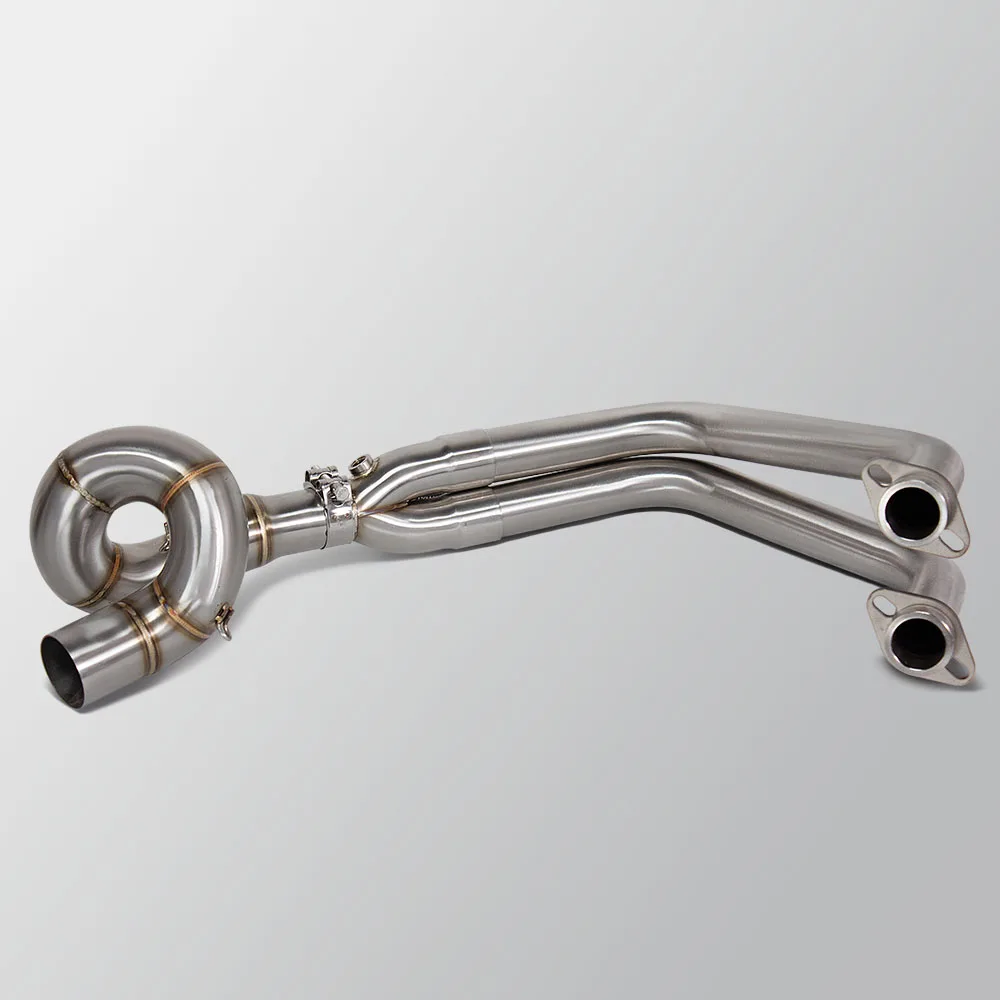 لكاواساكي نينجا 650 z650 نينجا Z 650 2017-2023 الهروب الانزلاق على الجبهة أنبوب ربط الأنابيب 51 مللي متر دراجة نارية العادم نظام كامل